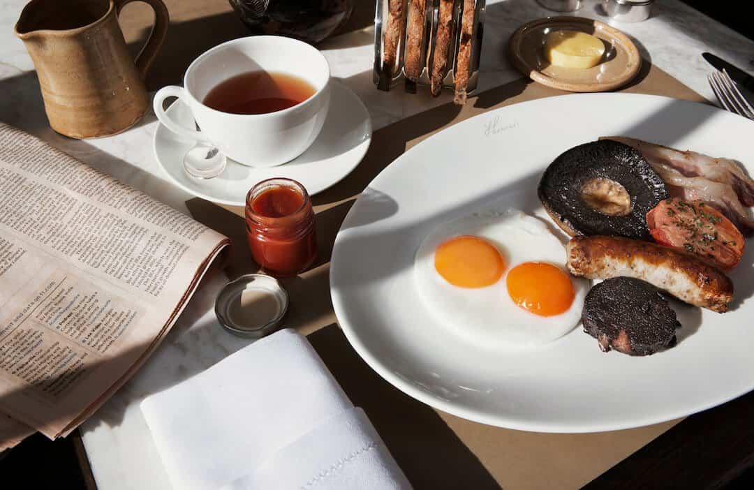 Burberry cafe breakfast menu outlet